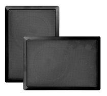 PyleHome PDIW65BK In-Wall / In-Ceiling 6.5-Inch Stereo Speakers, 2-Way, Flush Mount, Black (Pair) N2