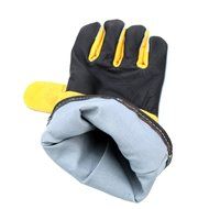 Texay(TM) Multifunction Gloves 1 Pair Heat Resistant Long Sleeve Leather Oven Mitts Microwave Gloves for BBQ Kitchen... N4