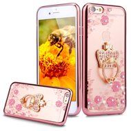 iPhone 6S Case,iPhone 6 Case, PHEZEN iPhone 6S TPU Case Luxury Bling Diamond Crystal Clear Soft TPU Silicone Back... N38