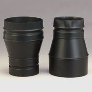 Chimney 77570 8 in. To 6 in. Model DSP Double-Wall Stovepipe Reducer