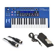 Novation UltraNova Analog Modelling Synthesizer with MID-310BK 10Ft. MIDI Cable and KSP100 Sustain Pedal