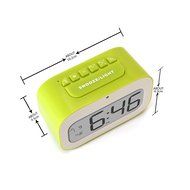 junjiada Digital Alarm Clock With Timer，Low Light Sensor Technology,Light On Backligt When Detect Low Light,Soft... N2