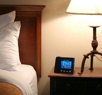 Electrohome Projection Alarm Clock with AM/FM Radio, Battery Backup, Auto Time Set, Dual Alarm, Indoor Temperature...