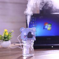 Alonea USB Mini Cartoon Bottle Cap Humidifier Office Air Diffuser (Black) N16