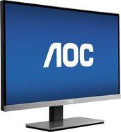 AOC - 23&quot; IPS LED HD Monitor - Black/Silver