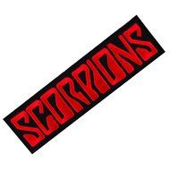 Scorpions Red Logo Iron on Sew on Embroidered Rock Band Patch for Collection with Free Shipping By Botan N3