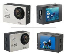 WiMiUS&reg; Action Camera, WiFi 1080P HD 12MP 2.0&quot; Sports Camera Waterproof 170&deg; wide-angle Camcorder with 2 Batteries... N2