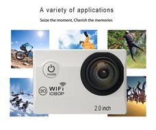 WiMiUS&reg; Action Camera, WiFi 1080P HD 12MP 2.0&quot; Sports Camera Waterproof 170&deg; wide-angle Camcorder with 2 Batteries... N3