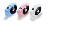 High Quality USB 5V rechargble Mini Camera Style Fan with Piano key Swtiches made of ABS material(pink) N3