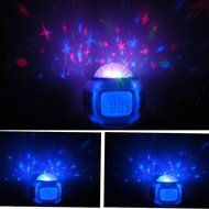 Alarm Clock, YiaMia(TM) Children Room Sky Star Night Light Projector Lamp Bedroom Alarm Clock with Sleeping Music... N2