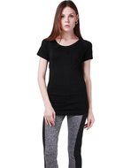 GU Angqi Women Sports T-Shirt Tee Athletic Neck Quick Dry Gym Yoga Running