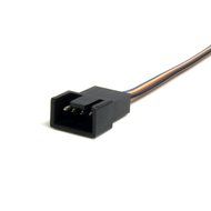 StarTech.com 12-Inch 4 Pin Fan Power Splitter Cable - F/M (FAN4SPLIT12) N2