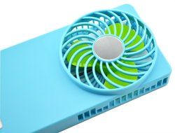 Welltop&reg; Mini Mirror Fan Handheld Pocket Fan Electric Personal Fans 3 Speeds Portable Mini USB 18650 Rechargeable... N3