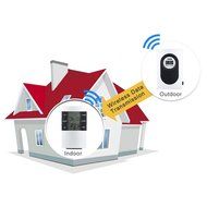 Hense Digital Indoor Humidity Mitor Hygrometer Thermomoter Monitor Weather Station with LCD Display Alarm Clock... N10