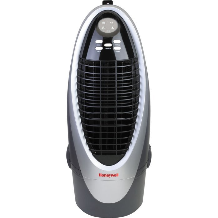 Honeywell CS10XE 21 Pt. Indoor Portable Evaporative Air Cooler with Remote Control, Silver/Grey N13