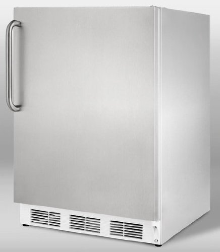 Summit AccuCold ALB751CSS 24" Wide 5.5 Cu. Ft. Built-In Undercounter All Refrigerator with Automatic Defrost Deep...