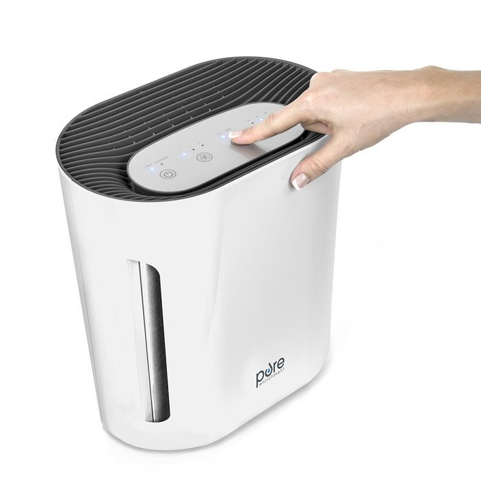 PureZone 3-in-1 True HEPA Air Purifier - 3 Speeds Plus UV-C Air Sanitizer N4