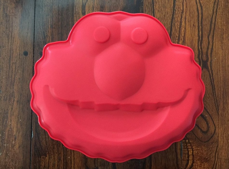 Sesame Street Elmo Silicone Cake Mold Chocolate Mini Cake Pan Set