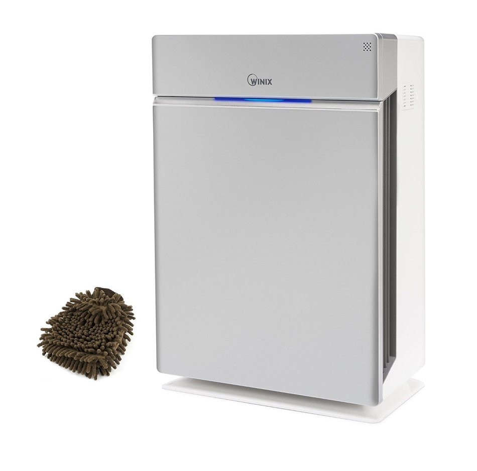 Winix HR1000 True HEPA, Wifi Enabled Air Cleaner, 5-Stage (Complete Set) w/ Bonus: Premium Microfiber Cleaner... N4