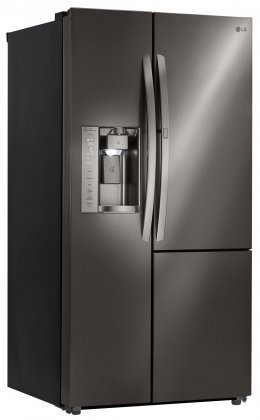 LG LSXS26366D 36" French Door Refrigerator with 26.1 cu. ft. Total Capacity, in Black Stainless Steel