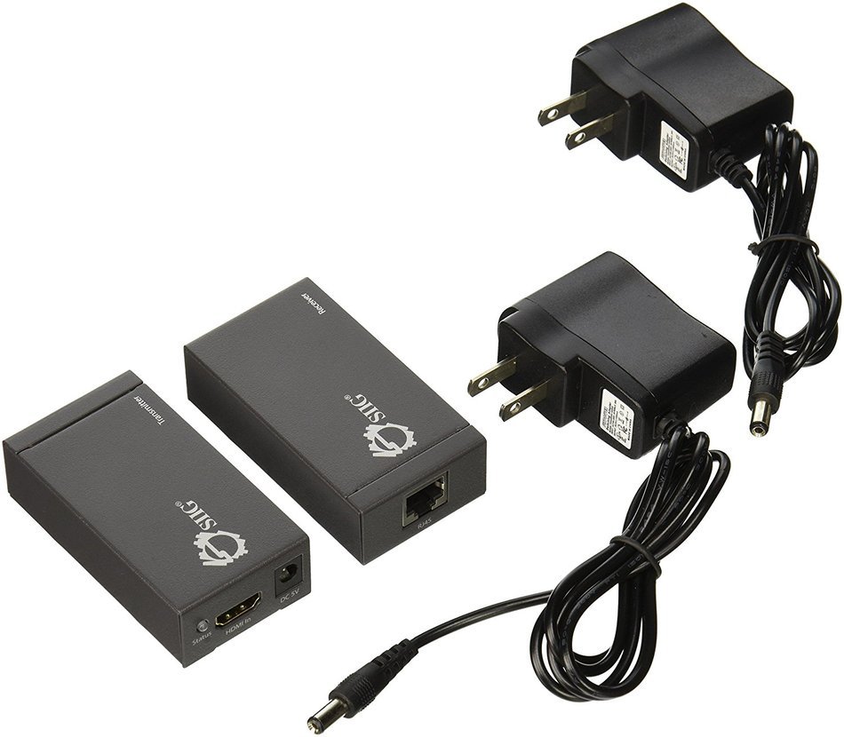 SIIG HDMI Extender over single Cat5e/6 with extra HDMI output - 196ft (CE-H22E11-S1) N4