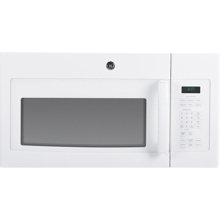 GE JVM6175DFWW 1.7 Cu. Ft. White Over-the-Range Microwave