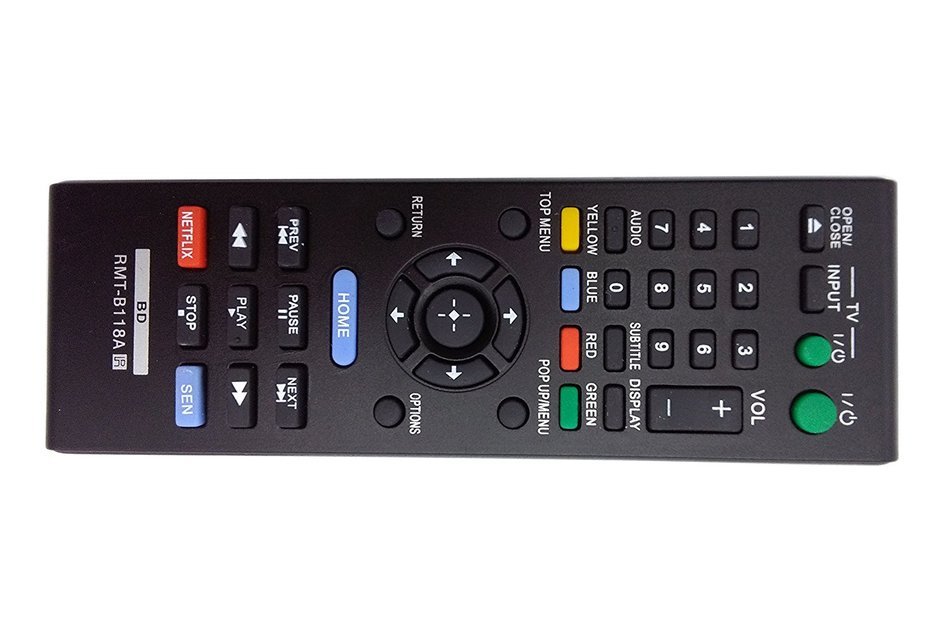Vinabty New RMT-B118A Replaced Remote Control fit for SONY BDP-BX18 BDP-S185 BDPBX3100 BDP-BX39 BDP-S1100 BLU-RAY...