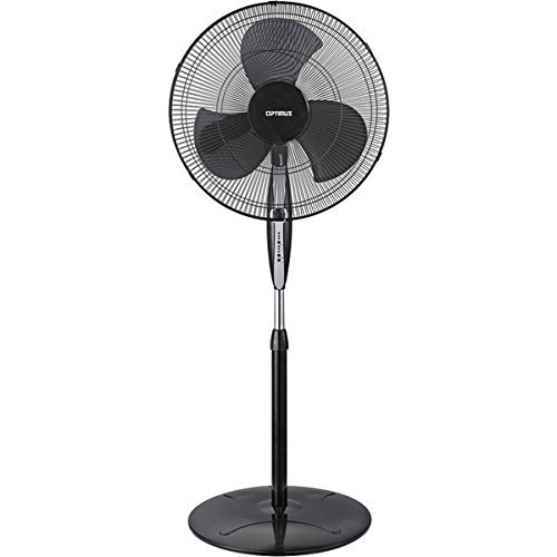 OPTIMUS F-1872BK 18" Oscillating Stand Fan with Remote
