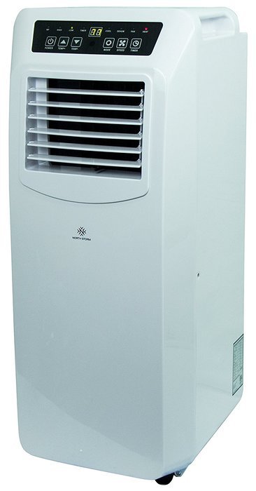 North Storm Portable Air Conditioner, 4-In-1 Heater, Fan, Dehumidifier, AC - 14,000 BTU - White N5
