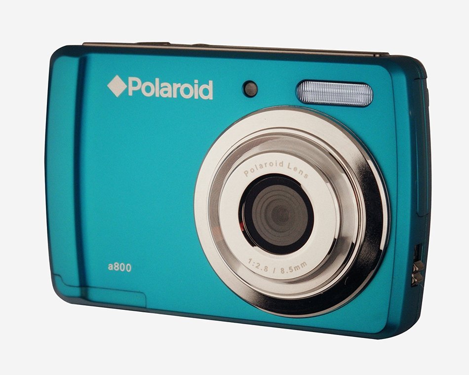 Polaroid CAA-800QC 8 MP Digital Camera CMOS Sensor with 3x Optical Zoom, Turquoise N2
