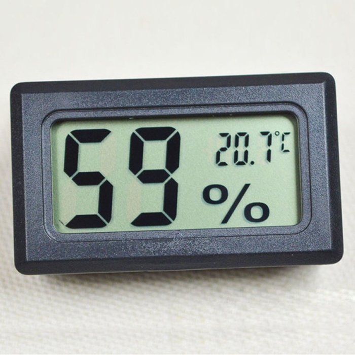 Industry Park Mini Digital LCD Indoor Temperature Humidity Meter Thermometer Hygrometer N2