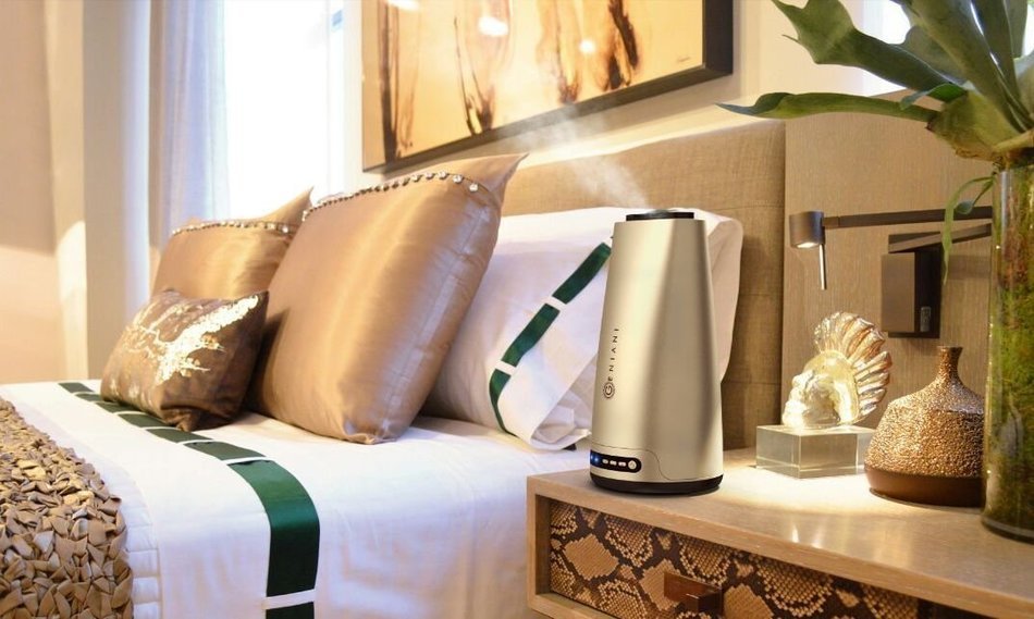 GENIANI Premium Cool Mist Humidifier 2L, Aroma Oil Mix, Ultrasonic Super Quiet Operation WITH FILTER