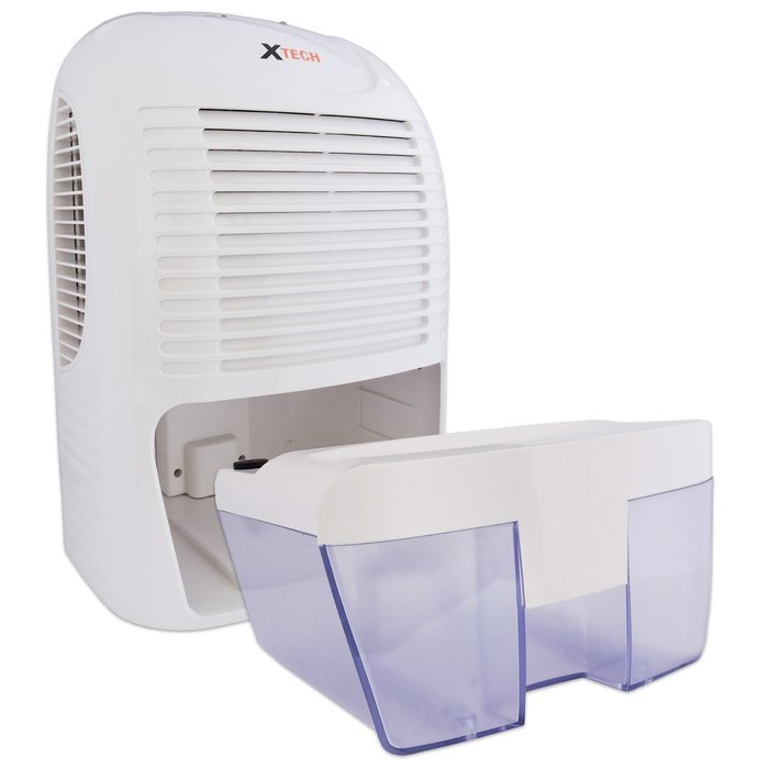 Xtech Ultra Quiet Portable Mini Dehumidifier with 16 oz removable water tank N8