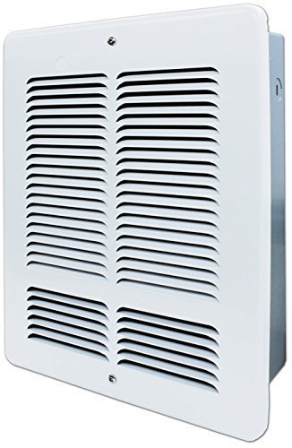 King W1215 1500-Watt 120-Volt Wall Heater, White by King Electric