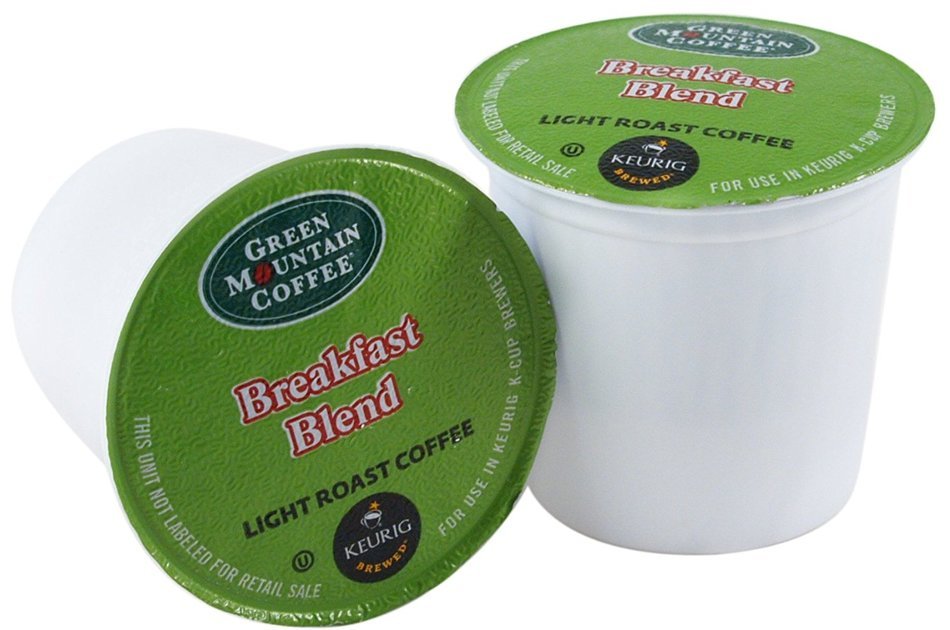 Green Mountain Breakfast Blend Light Roast K-Cups for Keurig (box of 18)