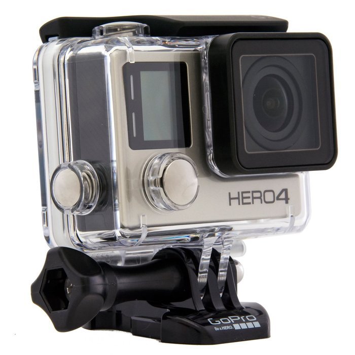 GoPro HERO4 Hero 4 Silver Edition 4K Action Camera with 64GB MicroSD, 3x Batteries, Charger, Card Reader, Large...