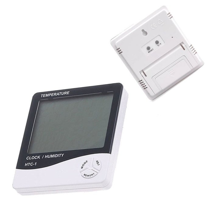 Ularmo HTC-1 LCD Digital Temperature Humidity Meter Hygrometer &ordm;C/&ordm;F Indoor Thermometer N4