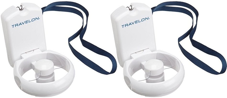 Travelon 3-Speed Folding Fan,White,One Size N2