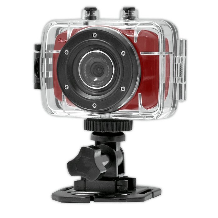 Gear-Pro High-Definition Sport Action Camera,720p Wide-Angle Camcorder With 2.0 Touch Screen - SD Card Slot, USB...
