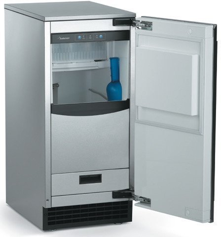 15" Brilliance Ice Machine with Gravity Drain Finish: Stainless Steel N4