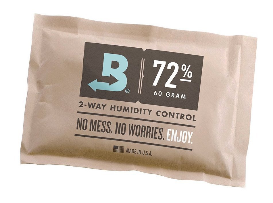 Boveda 72-Percent RH Retail Cube Humidifier/Dehumidifier, 60gm - Pack of 12 N5