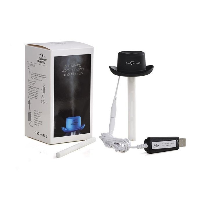 ThreeH Cowboy Hat USB Mini Portable Humidifier Water Bottle Essential Oil Diffuser Aromatherapy Mist Maker For... N2