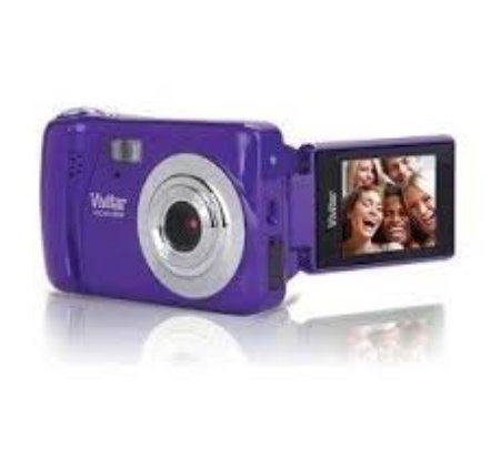 Vivitar ViviCam iTwist X014N 10.1 MP Digital Camera - Purple - 180&deg; Swivel Display