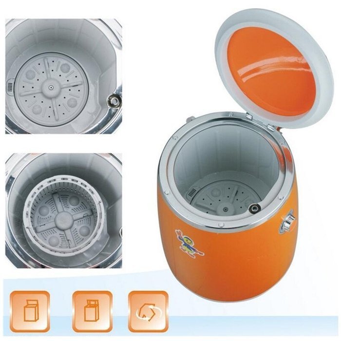 Mini washer clothes power dryer twin tub top loading Monocular baby small semi-automatic washing machine drying N3