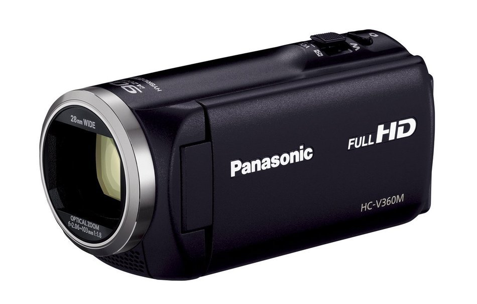 Panasonic HD video camera V360M 16GB high magnification 90 times zoom white HC-V360M-W - International Version... N4