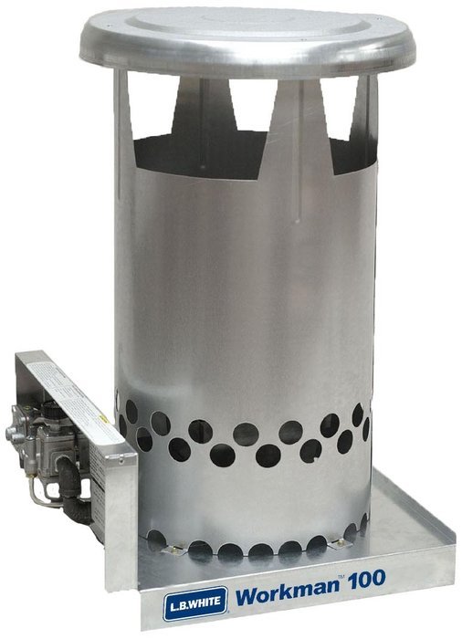 L.B. White CV100N Workman 100N Plus Convection Portable Nautral Gas Heater, 100,000 Btuh