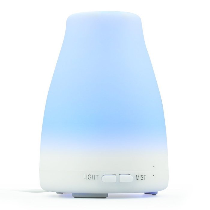 Cool Mist Ultrasonic Humidifier Filter Free, EasGear&reg; Essential Oil Diffuser for Aromatherapy with 120ml Capacity...