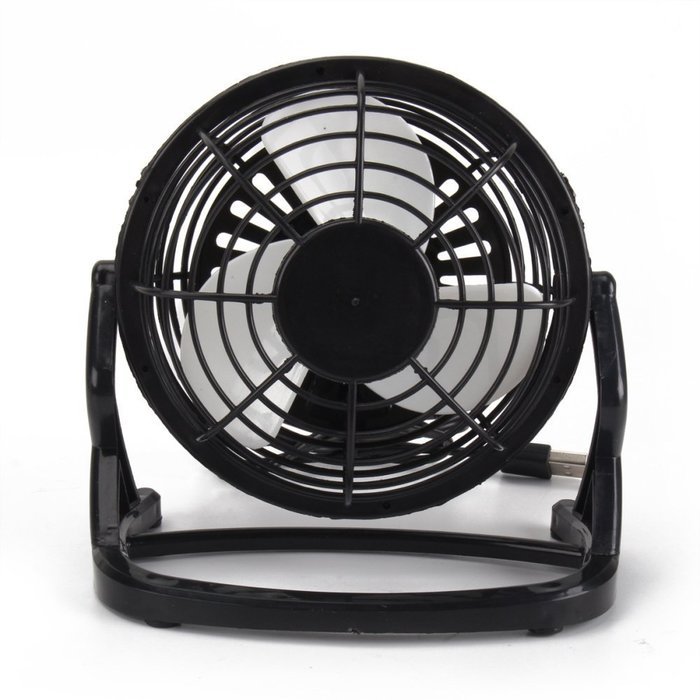 Mini Portable USB Fan Desktop Mute Cooler Fan for Tablet Laptop Computer Black