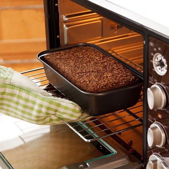Loaf Pans Rectangle for Baking Bread Non-stick Toast Bread Cake Baking Mold Loaf Tin Steel Bakeware Pan Tray Liner... N2