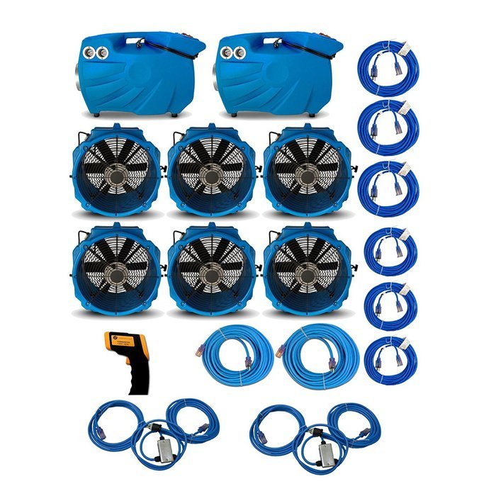PestPro-200 Bed Bug Eliminator Package - Bed Bug Heat Treatment/No Chemicals (With 2 - Eliminator A/C Splitters) N6